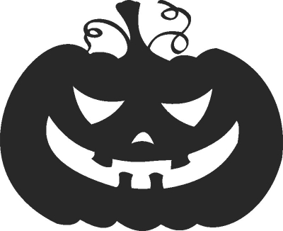 Halloween Pumpkin - DXF SVG CDR Cut File, ready to cut for laser Router plasma